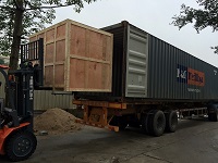 Wood drying machine exported Bulgaria