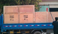 Heat pump dryer exported to India