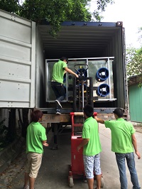 Drytech heat pump dryer exported to Miami, America